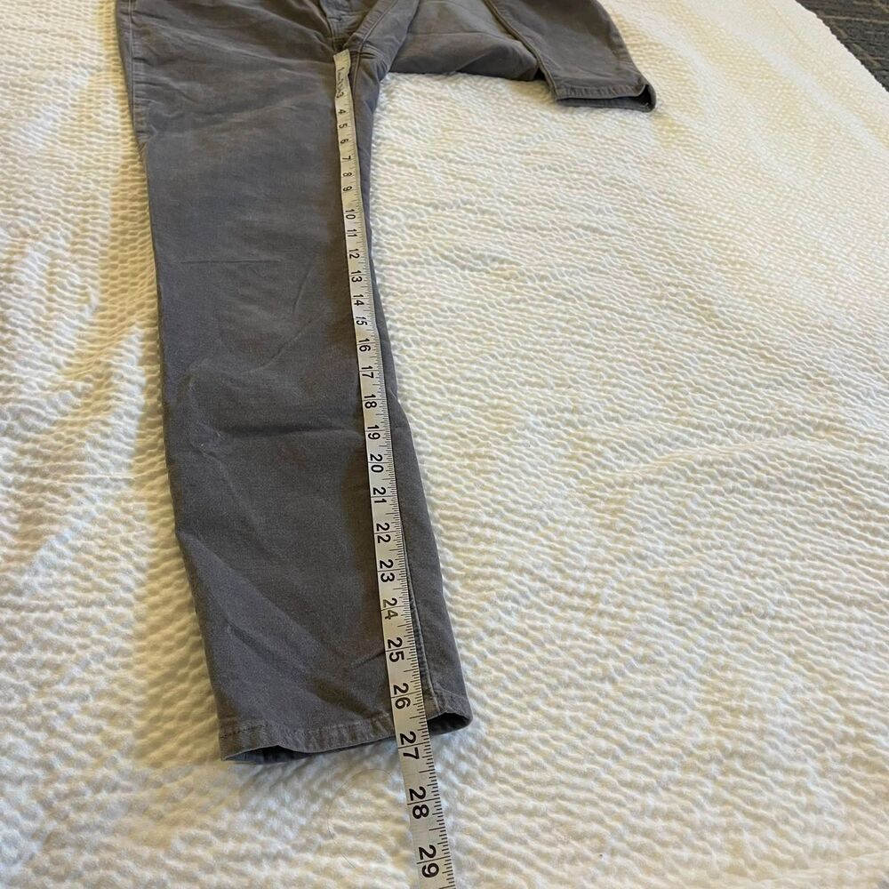 J Crew Jeans Womens 25 Gray Corduroy 9 High Rise Toothpick Stretch Skinny Pants - Picture 11 of 12